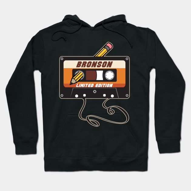 Bronson - Limited Edition Cassette Tape Vintage Style Hoodie by torrelljaysonuk